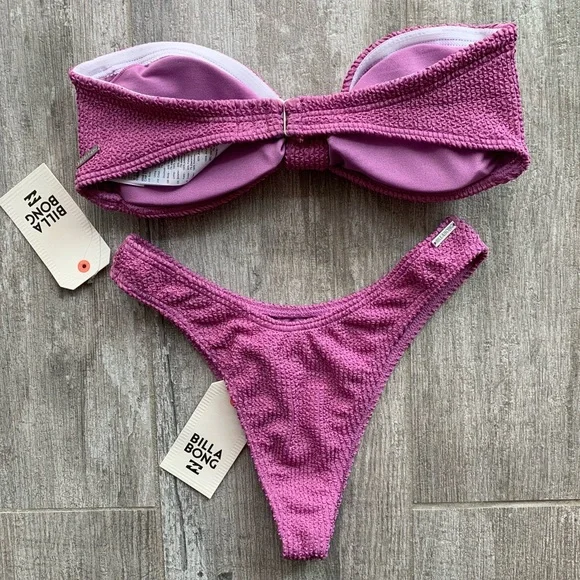 🔥🔥BILLABONG - SUMMER HIGH BANDEAU HIKE SET🔥🔥 - Picture 7 of 8